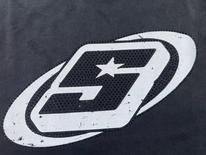 Black Rhinestone Logo T